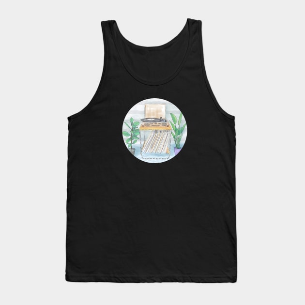 BossaNova Vinyl Day Tank Top by comecuba67